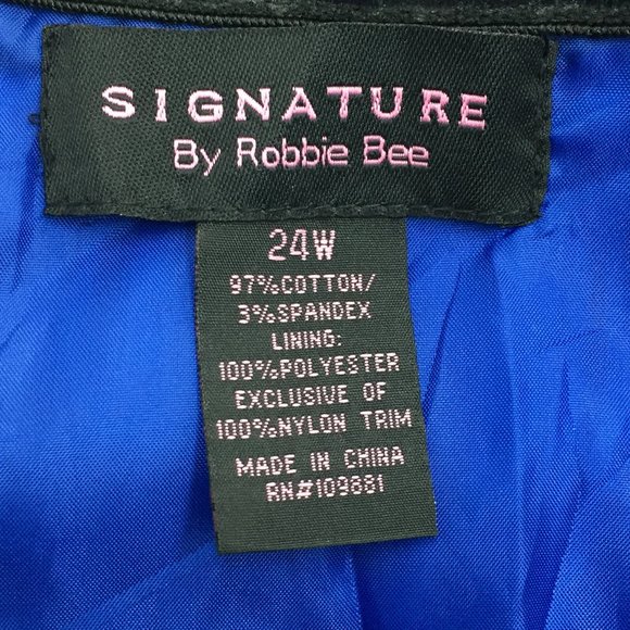 NWT Signature Blue & White Beaded Halter Dress - Picture 3 of 4